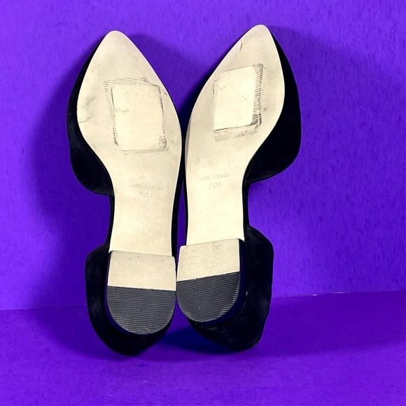 Walking‎ Cradles Women's Black Suede Pointed Toe Flats Shoe Size 7.5-NEW - Picture 7 of 8